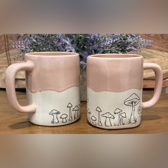 Pink Mushroom Mug RAE DUNN - Picture 1 of 2